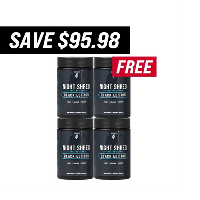 3 Bottles of Night Shred Black + 1 FREE