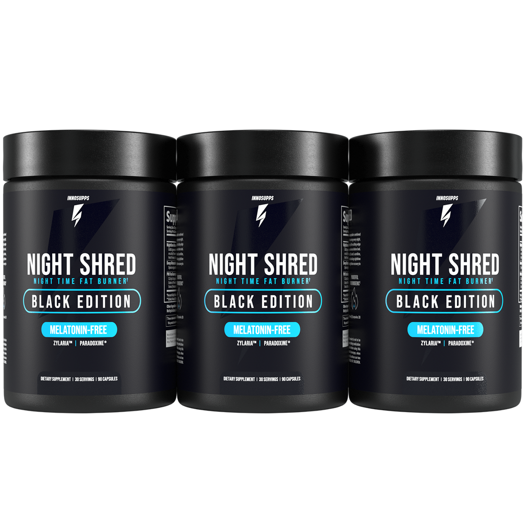 3 Bottles of Night Shred Black